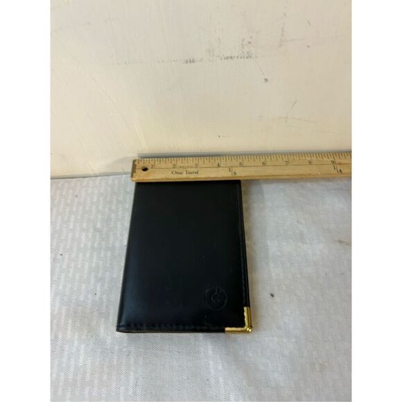 Rolodex black leather address card holder 5"x7.5" - Picture 6 of 7